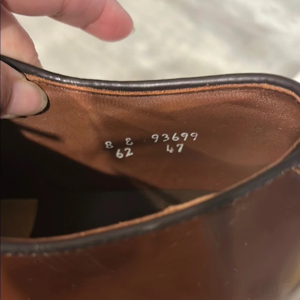 Bates Floataways Classic Brown Leather Men's Shoes size 8